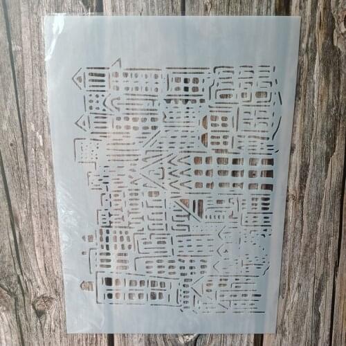 A4 Size DIY Craft Mandala Stencil for Painting on Wood,Fabric,Walls Art Scrapbooking Stamping Album Embossing Paper Cards