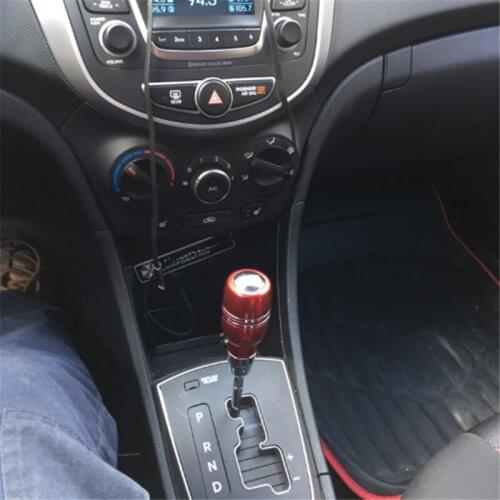 Universal Car Aluminum Manual Gear Shift Knob Stick Manual Transmission Shifter Head for Automatic Vehicles
