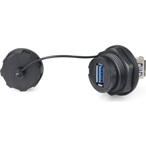 USB 3.0 Water Proof Connector IP67 IP 67 Waterproof USB3.0 Socket Cable 1m 1.5m Male to Female Extension cord cables