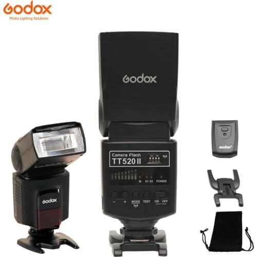 Godox Thinklite Camera Flash TT520II with Build-in 433MHz Wireless Signal for Canon Nikon Pentax Sony Fuji Olympus DSLR Cameras