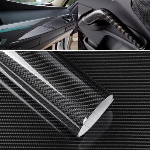 Car bright carbon fiber 5D carbon fiber sticker car sticker body color modified film Exterior Accessorie