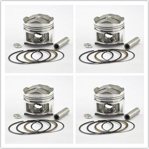 Motorcycle Engine Parts STD +25 +50 Cylinder Bore Size 48mm 48.25mm 48.5mm Piston Ring Kit For Yamaha FZ250 FZ 250 FZR250R 1HX