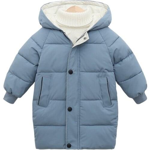 Winter Boys Girls Down Cotton Padded Thick Padded Outerwear Children Clothes 2020 New Winter Clothes for Girls 10 To 12 Years