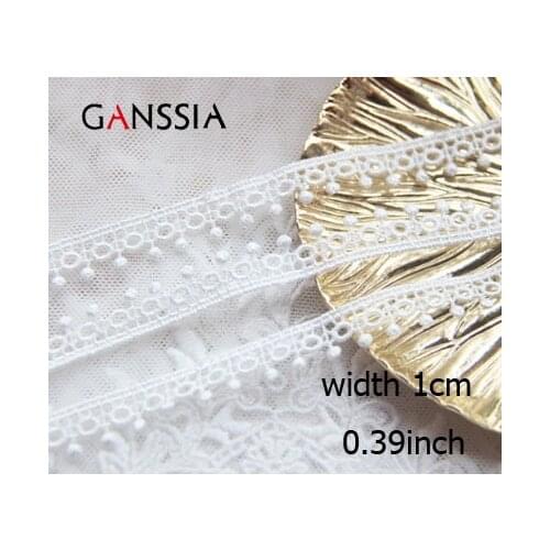 1yard Width:1cm Fine Water Droplets Lace Cotton Laces for Curtain Garment Sewing Decoration(ss-1018)