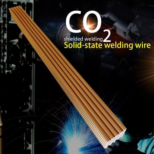 10pcs 20pcs 50pcs 70S-6 1.6mm*330mm Solid Welding Wire Electrode Mild Steel CO2 Ar Gas Soldering Rod No Need Solder Powder