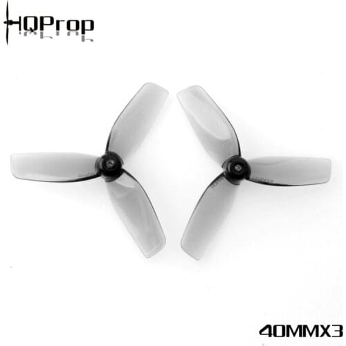 HQPROP 40MMX3 40mm 3-Blade PC Micro Propeller for RC FPV Racing Freestyle Tinywhoop Drones DIY Parts