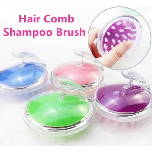 Hair Comb Shampoo Brush Female Adult Artifact Scalp Head Massage Brush Adult Wash Hair Comb Child Pet 1pcs