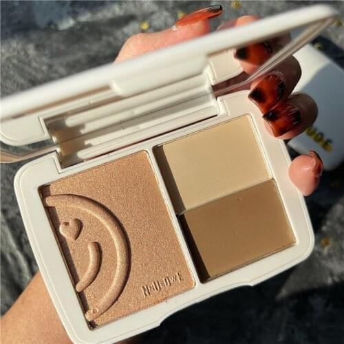 Matte Highlighter Face Bronzer Palette Makeup Face Contour Powder Shimmer Makeup Highlight Shadow Glitter High Gloss Face Blush