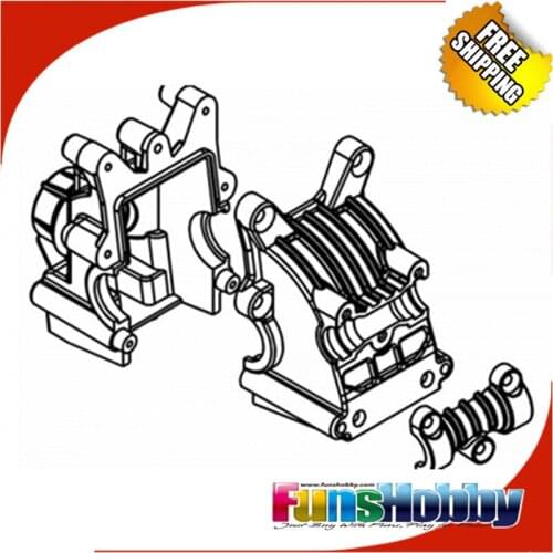MCD Racing Front/Rear Diff. House Set.COD.415101P