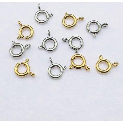 New Arrival! 10x9mm 20pcs Plating Real gold Clasps Hooks Connectors for Necklace Earring DIY Parts Jewelry Findings & Components