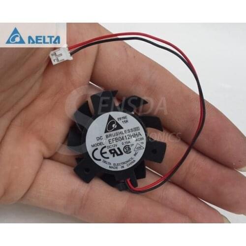 Original for delta efb0412hha ac09 DC 12v 0.15a 2 line graphics card cooling fans