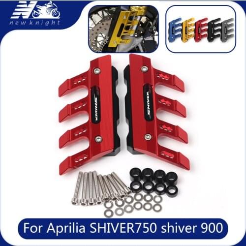 5 Color For Aprilia SHIVER750 shiver 900 750 Motorcycle CNC Aluminum Front Mudguard Anti-Drop Slider Protector Cover Accessories
