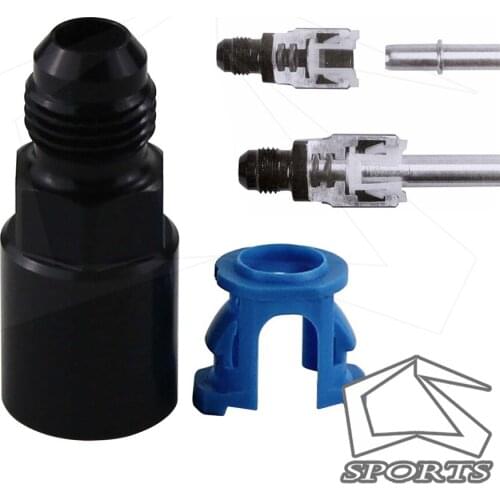 EFI Fitting Adapter AN6 Male to 5/16"Quick Connect Disconnect Push On Fuel Line