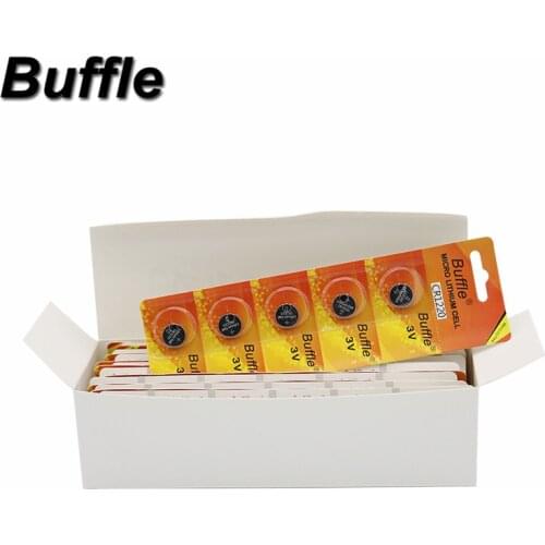 Buffle 40Pcs/Lot CR1220 1220 LM1220 ECR1220 Button cell coin Battery for watch