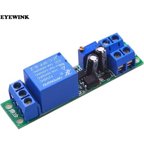 DC 12V NE555 adjustable Delay Timer Relay time Relay Module Time Delay for Switch on For Robot & Intelligent Car DIY Electronic