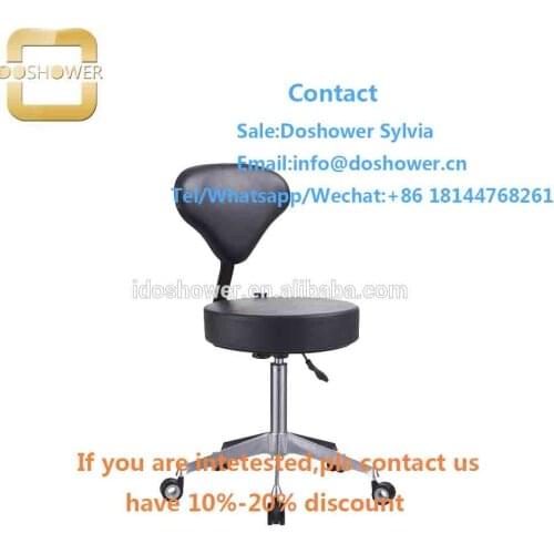 Stool for pedicure with technician stool for salon beauty chair