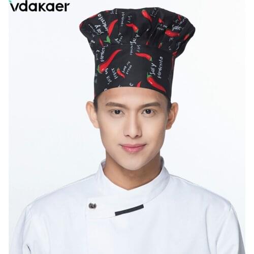 Unisex restaurant uniform hat Cooking Adjustable Chef Hat Kitchen Baker Elastic Hat Catering Cooking Hats Working Cap cooker hat