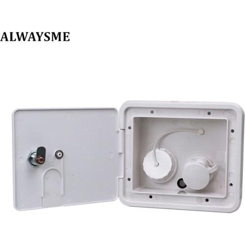 ALWAYSME Gravity/City Water Hatch Fill Dish Inlet With Lock Keys For RV Trailer