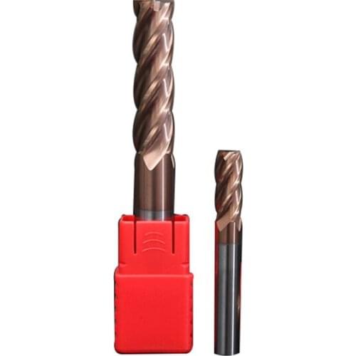 55 Degree 4-Blade Tungsten Steel Milling Cutter Carbide Milling Cutter CNC Tool Special End Mill For Stainless Steel