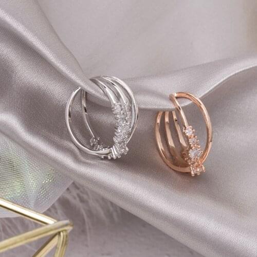 2021 Korean New Versatile Simple Opening Adjustable Ring Fashion Temperament Ring Womens Jewelry