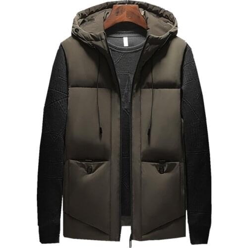 Fashion large size Brand Mens Hooded Vests Winter Warm Sleeveless Jackets Men Coats Solid Casual Vest Male Waistcoats