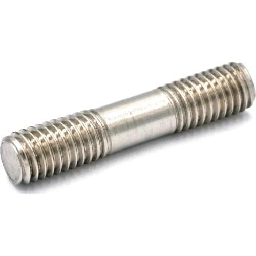 10 PCS Metric Thread M8*40 mm 304 Stainless Steel Studs Double thread Fasteners