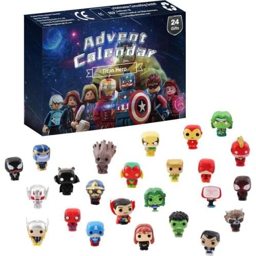 24/PCS Advent Calendar Toy Set Christmas Countdown Calendar Sensory Toys Fidget Toys Count Down Gift For Kids