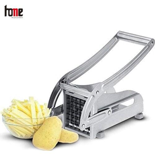 4 Blades Stainless Steel Home French Fries Potato Slicer Chips Strip Cutter Chopper Chips Machine Making Tool Potato Cut Fries