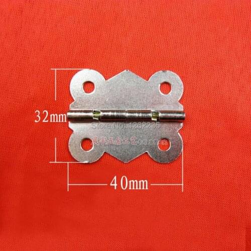 40 * 32mm Butterfly Hinge Cabinet hardware accessories Lace hinge hinge Wooden Hinge Wholesale