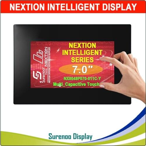 7.0" NX8048P070 Nextion Intelligent HMI UART Serial TFT LCD Module Display Panel Resistive or Capacitive Touch Panel Enclosure