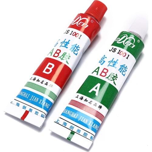 7-8cm 2pcs/set Ultra Strong AB Epoxy Adhesive Glue Spatula Strong Ceramic Glass Rubber