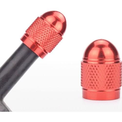 Aluminum Bicycle Air Valve Dust Cap Cover High Quality Various Colors Bicycle Valve Cap Replacement Accessory