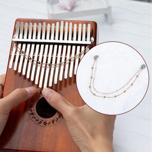 IRIN Tremolo Chain Kalimba Piano Chain Sand Chain Finger Piano Thumb Piano Sound Performance Improve Musical Chain Instrument