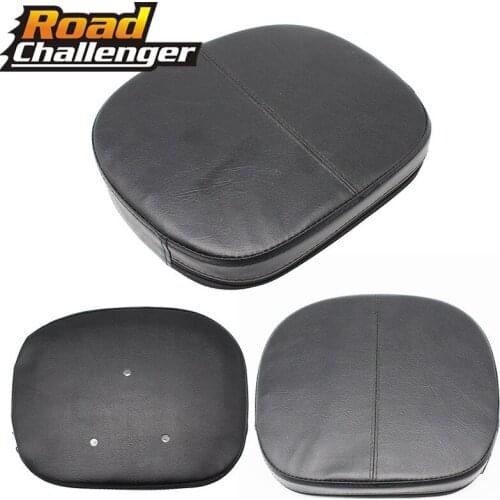 Black Detachable Sissy Bar Passenger Backrest Pad For Harley Touring Road King Street Electra Glide FL FLHT FLHX