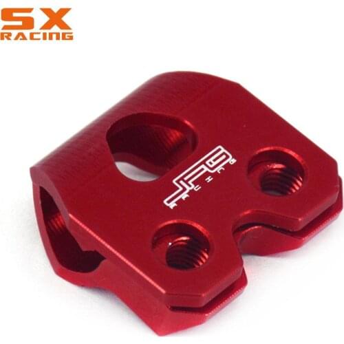 Motorcycle CNC Red Brake Line Hose Clamps Holder For HONDA CR125 CR250R CRF250R CRF250X CRF450R CRF450X CRF250L CRF250M