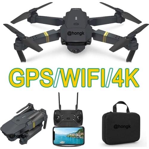 Drone E58 Wifi Fpv With Wide Angle Hd 1080P / 720P / 4K Camera Hight Hold Mode Foldable Arm Rc Quadcopter Drone X Pro Rtf Dron m