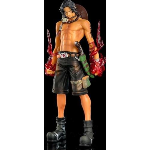 Action Hiken No Ace Figrue Toys For Children Version Of Ace Doll Model Dolls Fire Fist Portgas D. Ace Collectibles Display Gifts