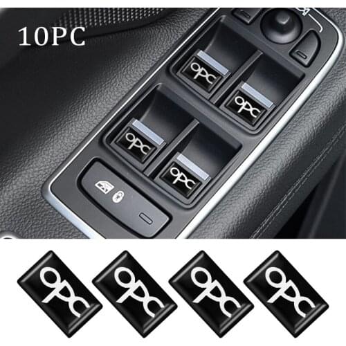 Epoxy 3D Car Sticker Badge Emblem Decals Auto Interior Accessories For Opel OPC Logo Astra h g j k Zafira a b Corsa c d Insignia