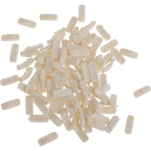 Pack of 100 Unpainted White Model Car Building Train Layout 1:300 Scale