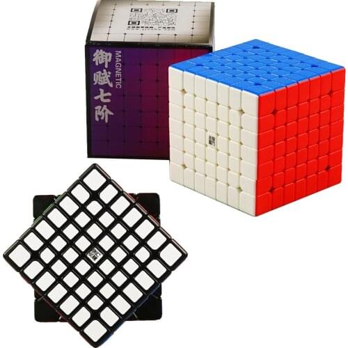 YongJun Magnetic 7x7x7 YuFu M 7*7 Speed Stickers sticker Magic Cube Puzzle educational toys for Kids baby