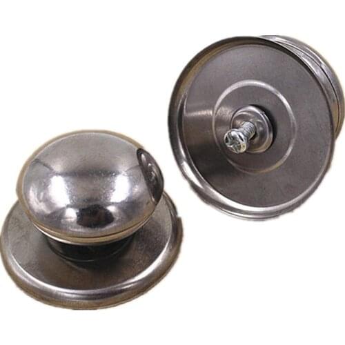Fahion Cheap 1Pcs Stainless Steel Replacement Cookware Creative Little Pot Lid Handle Circular Holding Knob Jarhead Handle Tool
