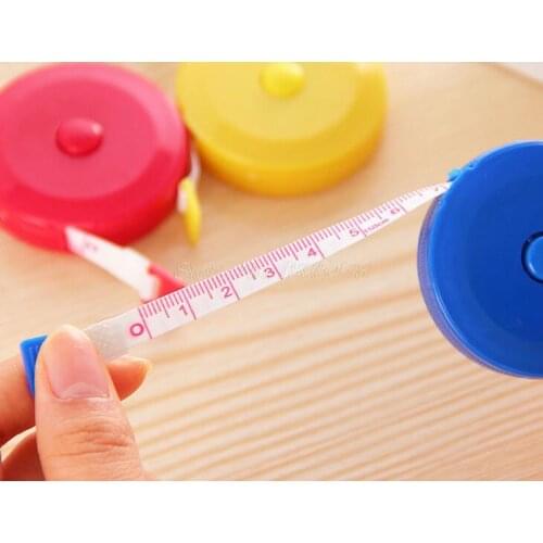 100PCS New Retractable Ruler Tape Measure Sewing Cloth Dieting Tailor 1.5M fast shipping for DHL TNT UPS