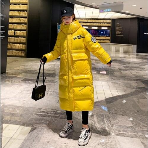 2021 New High Quality Winter Jacket Women Female Long Jacket 90%White Duck Down Coat Thick Warm Long Down Parka Womens Red Coat