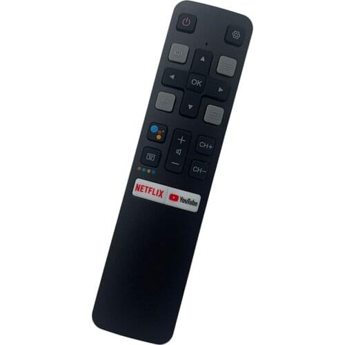 New Voice Replaced Remote Control For TCL RC802V FUR6 RC802V FUR4 Android 4K Smart TV Netflix YouTube