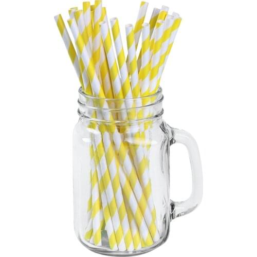 Disposable Paper Straws Coco Cactus Illustration Drinking Paper Straws Kitchen Disposable Tool 5PCS Creative Straw