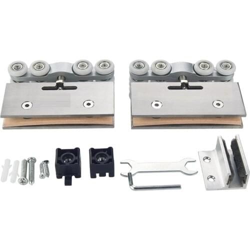 Sliding Door Hanging Glass Door Clip Bathroom Clip Glass door wheel pulley Sliding Door Pulley Shower Room Glass Door Roller