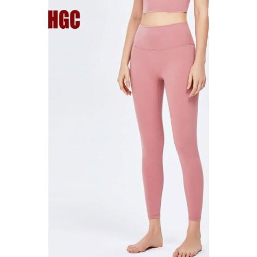 HGC Sport Leggings High Waist Yoga Pants Women Autumn Gym Workout Running Peach Butt Lifting Squat Proof Slim Fitness Tights