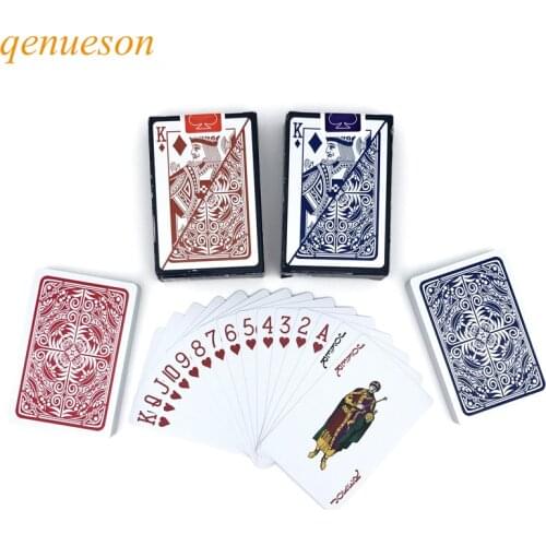 Top Grade Baccarat Texas Hold'em Plastic PVC Playing Cards Waterproof Bridge Poker Cards Entertainment Board Game 2.28*3.46 inch
