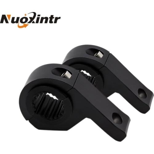 Nuoxintr Universal 2pcs Mount Bracket Fog Driving Light Spotlight Clamp Bracket 15-30mm for Car Motorcycle Crash Bar Guard