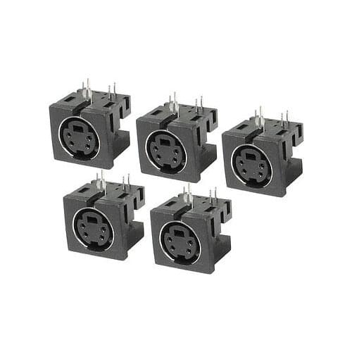 Repair Part Female Mini 4 Pin Din S Jack DVD Connectors Sockets